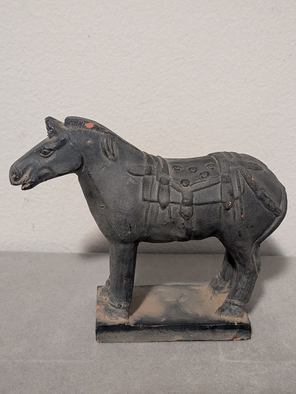 Vintage Chinese Terra Cotta Warrior Horse Statue - Picture 7 of 9